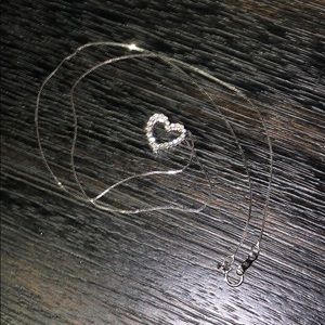 Diamond heart necklace